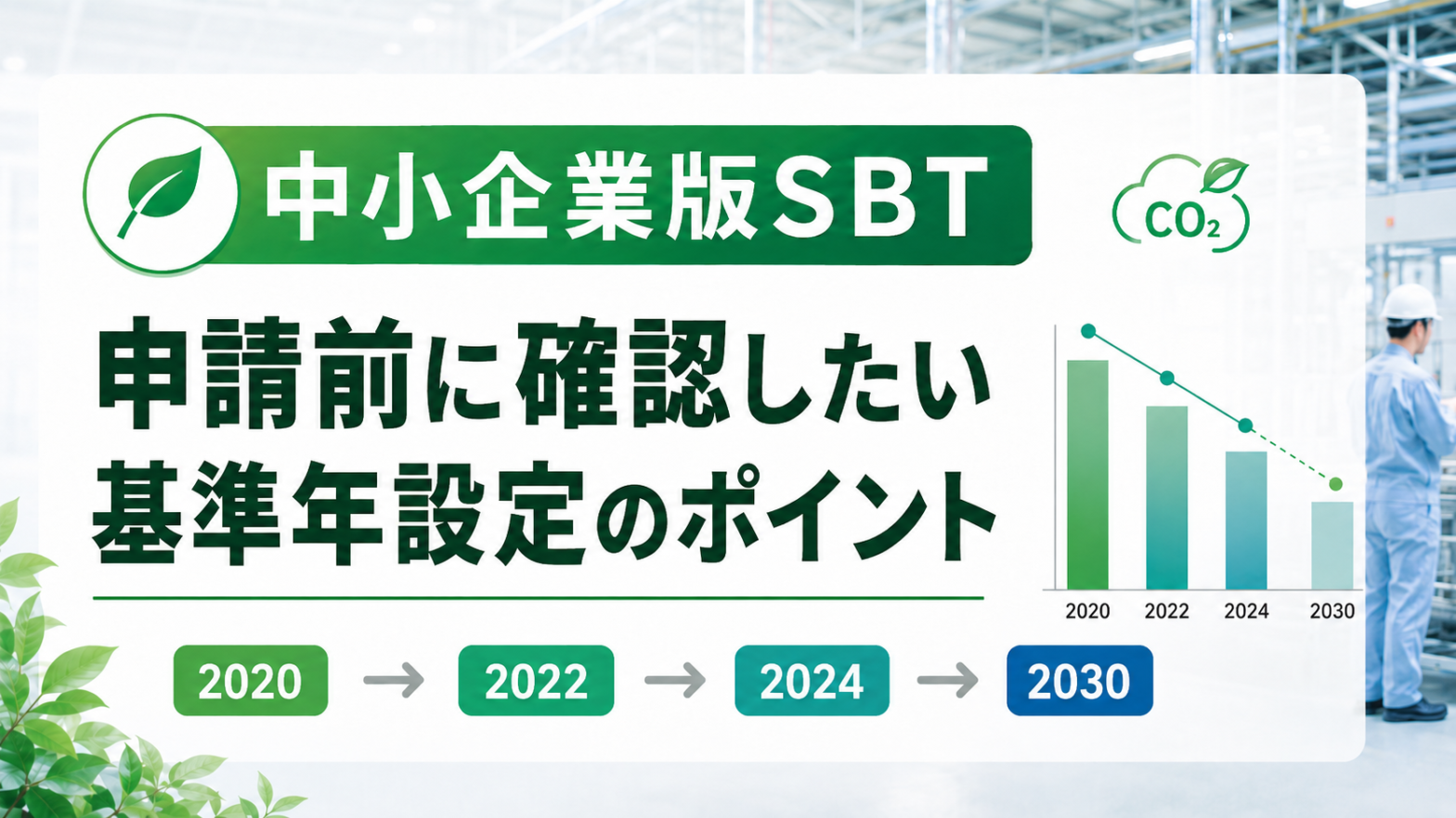 中小企業版SBT基準年設定